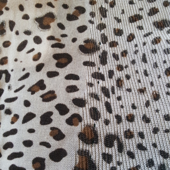 Alberto Makali leopard print sleeveless long vest - Picture 4 of 5